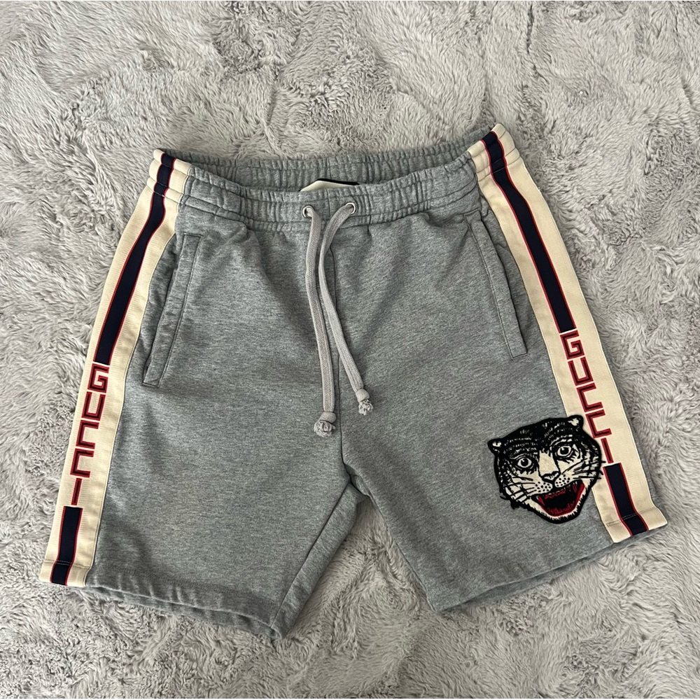 Gucci Rare Limited Super Runway Tiger
Logo Track Shorts